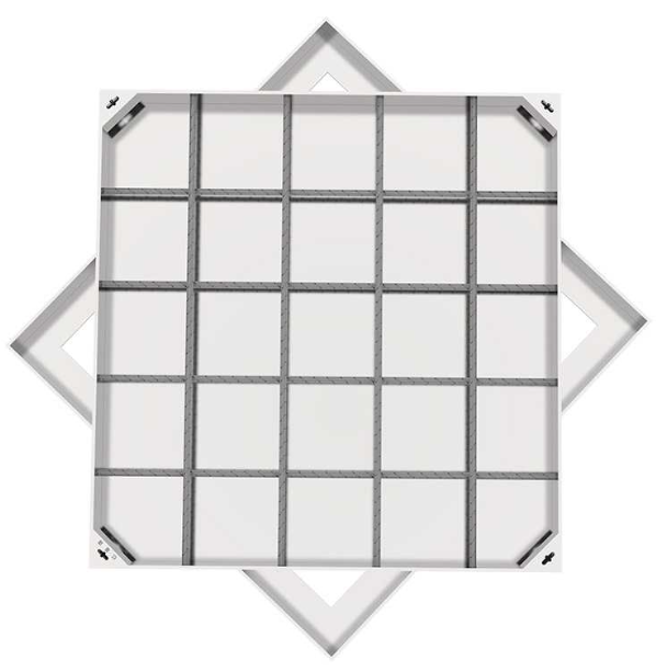 武山不锈钢方井展示